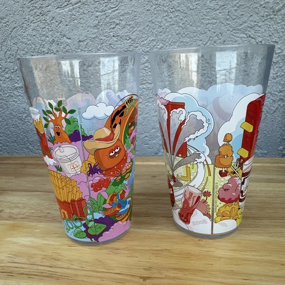 2024 McDonald's Collector Cups Set of 2‎ McDonaldland Characters Coca-Cola Promo